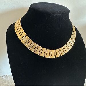 Vintage Monet Gold Tone Cleopatra Necklace